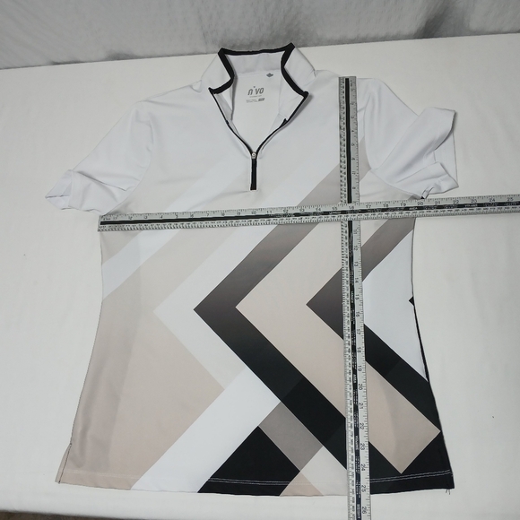 NVO Ladies Short Sleeve Golf Polo. Size L - Picture 4 of 7
